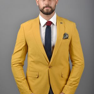 Blazer Ceket Slim Fit Italyan Kesim Rusya Erkek Ceketi