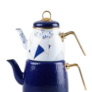 Anka Emaye Çaydanlık - Lacivert