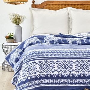 Colmar Indigo Çift Kişilik Battaniye
