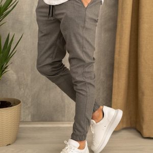 Erkek Gri Jogger Pantolon