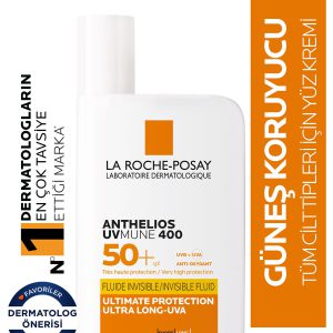 Anthelios Uvmune Fluid Spf 50 Tüm Ciltler Için Yüksek Ko