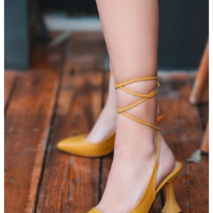 Wonna Hardal Cilt Topuklu Ayakkabı