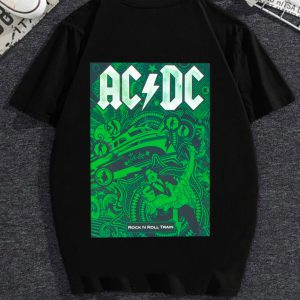 Acdc Sırt Baskılı Tshirt