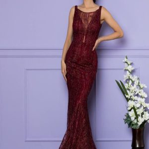 Transparan Detaylı Balık Model Abiye