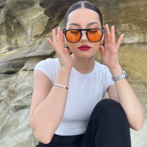 Unisex Relax Turuncu Güneş Gözlüğü