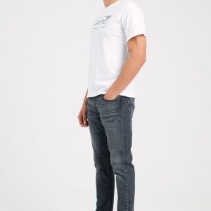 Erkek Gri  Slim Taper Jeans 28833-0780
