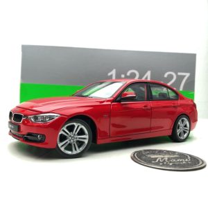 2012 Bmw 3er (f30) 335i Red 1:24 Ölçek Welly Marka