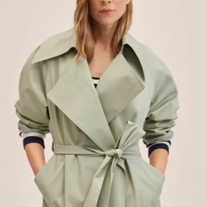Su Geçirmez Oversize Trençkot