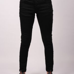 Erkek Skinny Dar Kesim Kot Pantolon Siyah