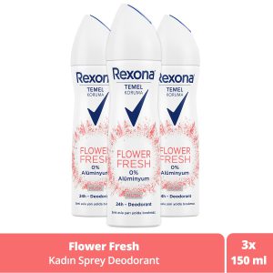 Temel Koruma Kadın Sprey Deodorant Musk Flower Fresh 150 m