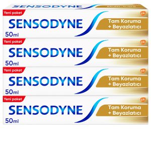 Tam Koruma Beyazlatıcı Diş Macunu 50 Ml. 4'lü Set