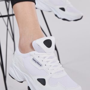 Unısex Spor Ayakkabı Beyaz Siyah Zhr