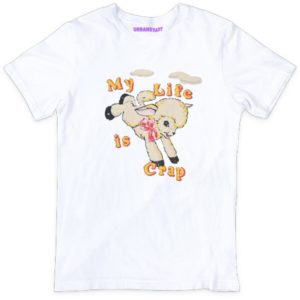 Unisex Beyaz Harry Styles My Life Is Crap Tişört