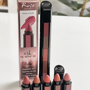 5'li Kalem Model Matruşka Mat Ruj Serisi