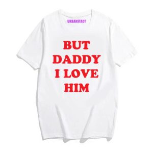 Unisex Beyaz Harry Styles Daddy T-Shirt