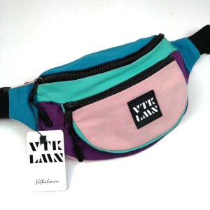 Unisex Renkli Omuz Ve Bel Çantası