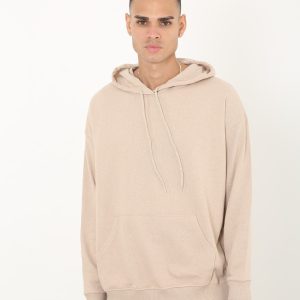 Unisex Siyah Düz Basic Sweatshirt
