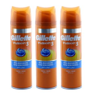 Ultra Nemlendirici Tıraş Jeli Fusion 5 200 ml x 3