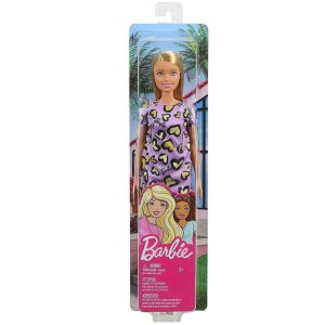 Barbie Şık Barbie Mavi Kalpli Elbise Ghw48
