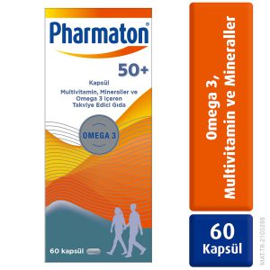 50 Plus 60 Kapsül - Omega 3, Multivitamin ve Mineraller