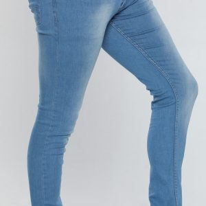 Erkek Açık Mavi Slim Fit Kot Pantolon