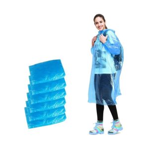 Unisex Tek Kullanımlık Çıtçıtlı Kapşonlu Yağmurluk