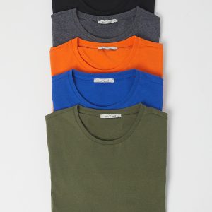 Erkek 5-li T-shirt Saks