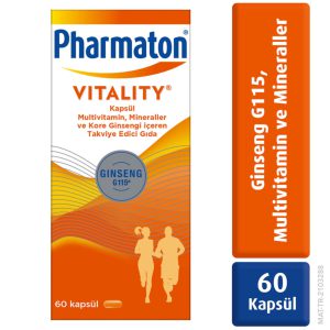 Vitality 60 Kapsül - Ginseng G115, Multivitamin ve Mineral