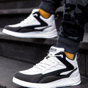 Beyaz Füme Erkek Sneaker