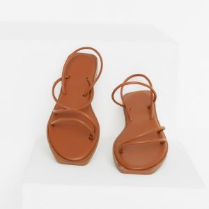 Taba Bantlı Kadın Sandalet TAKSS22SD0033