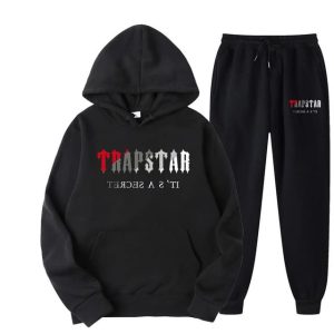 Trapstar Tracksuit Brand Printed Men's Two Pieces Loose Set