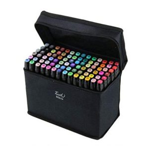 80 Colors Touch-5 Alcohol Graphic Pen Manga Graphic W/bag A