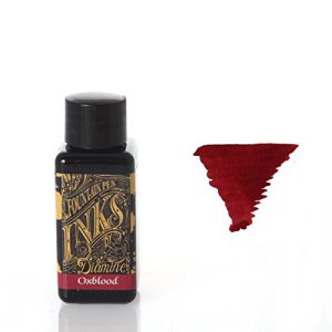 Diamine - Oxblood fountain pen ink, 30 ml red