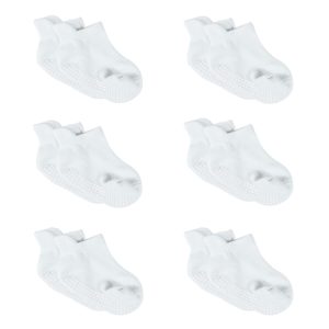 Baby Grips Ankle Socks 100% Cotton Anti-slip Newborn Socks