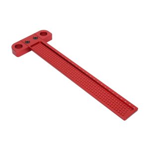 T Type Square Ruler, Wood Measure Ruler Durable Auxiliary M