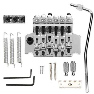 E-Gitar Tremolo köprü sistemi, çift kilitli, ST stilinde