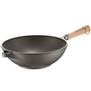 Berndes saplı WOK, alüminyum, siyah, 28 cm cm