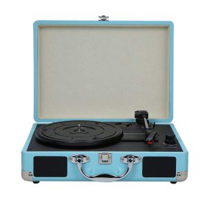 Turntable With Speakers Vintage Phonograph Record Player St