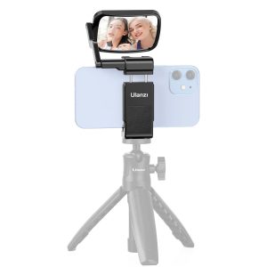ULANZI Smartphone Selfie Mirror Phone Holder Clip Mount for