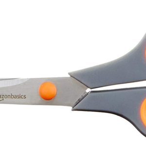 AmazonBasics 20 cm Titanium-Blade Soft-Grip Scissors, 1-Pack