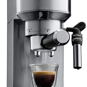 De'Longhi Dedica Style Pump Espresso Machine Silver Colour