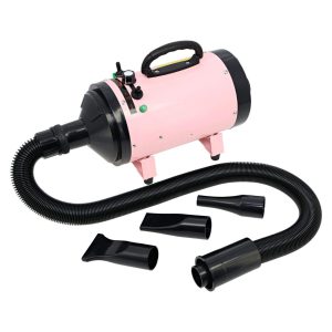 Dog Hair Dryer Pet Grooming with Heater (Pink)