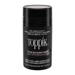 Toppik Hair Building Fiber, 12 g, Dark Brown