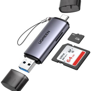 UGREEN SD Card Reader USB 3.0/USB C OTG Dual Slot Memory Ca