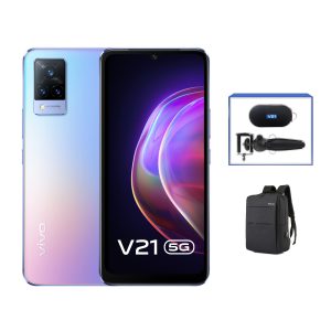vivo V21 5G Dual SIM 128GB 8GB RAM, Sunset Dazzle