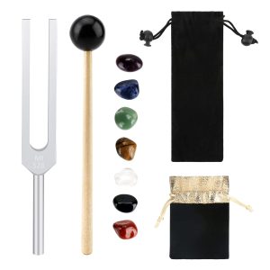Anpress 528 hz Tuning Forks for Healing Chakra Set, Tuning