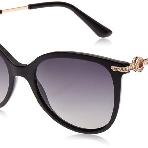 Bvlgari Women's 55 Sunglasses 55 mm Black/Polargreygradient