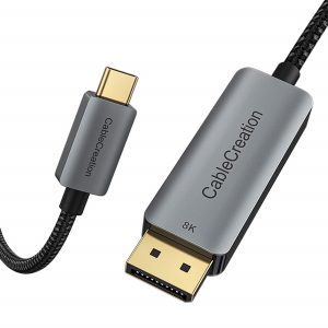 USB C to DisplayPort Cable 6FT [8K@60Hz, 4K@144Hz, 2K@240Hz