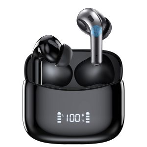 True Wireless Earbuds, Bluetooth Earphones 60H Playback, No