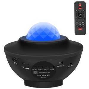 C00LBABY Star Projector Night Light, 2 in 1 Starry Night Li